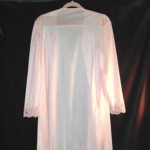 Vintage Vanity Fair Nightgown Sz S Soft Pink Lingerie Intimate Lace - Picture 1 of 9